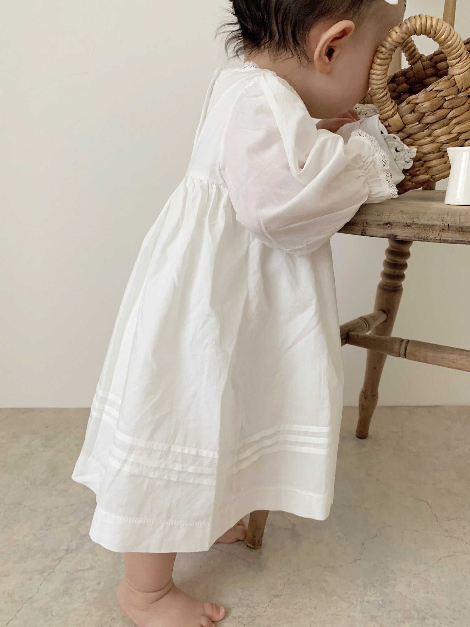 Petit pintuck bebe dress