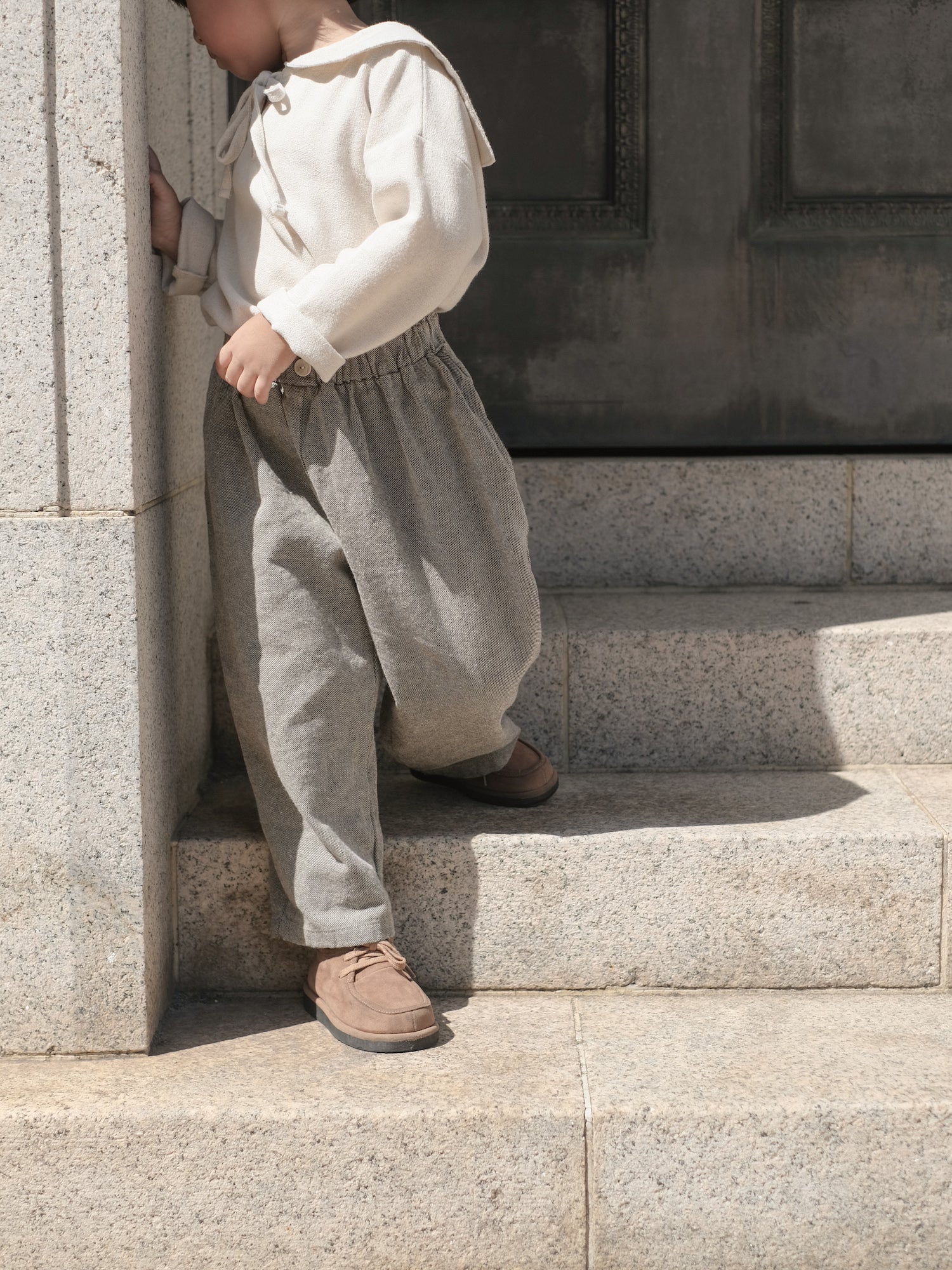 Twill cotton pants