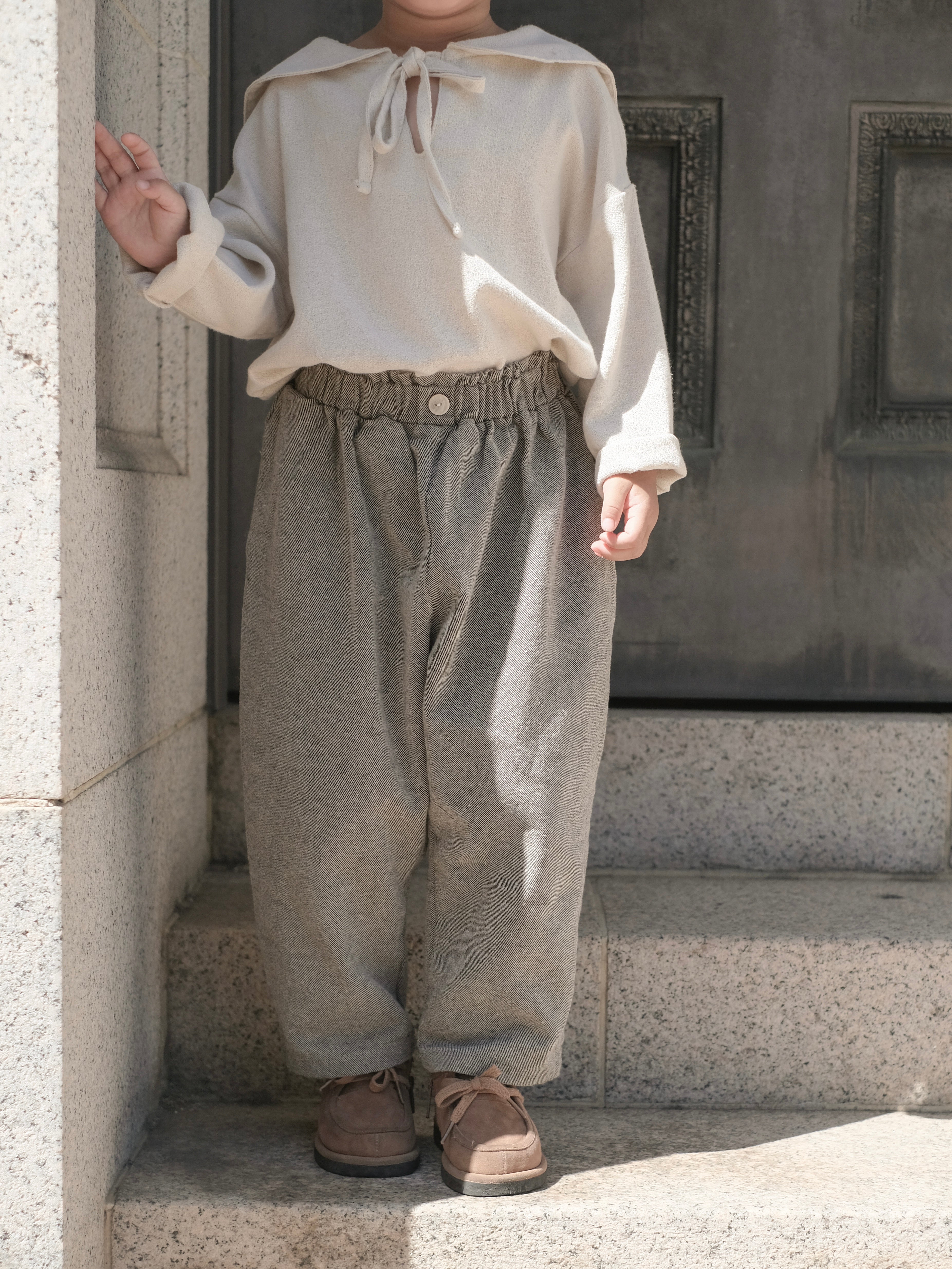 Twill cotton pants