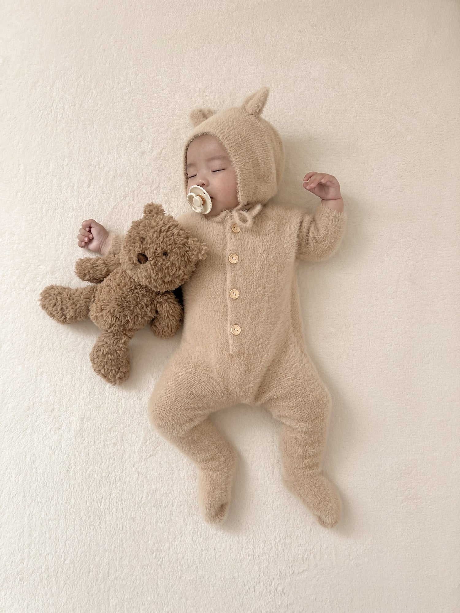 Shaggy bear suit set