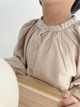 Ellow shirring blouse