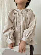 Ellow shirring blouse