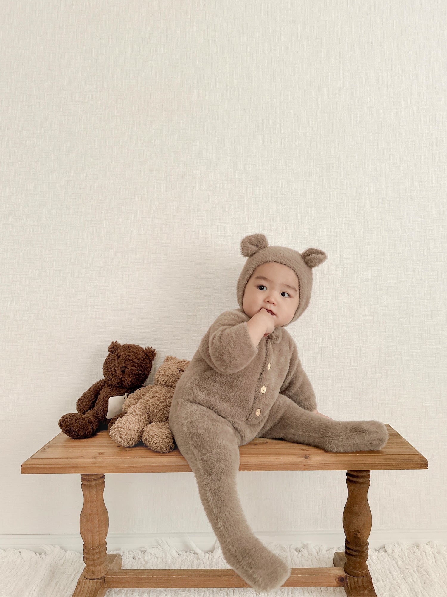 Shaggy bear suit set