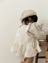 Lace frill bebe vest