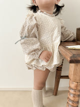 Lace frill bebe vest