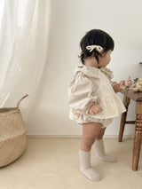 Lace frill bebe vest