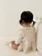 Lace frill bebe vest