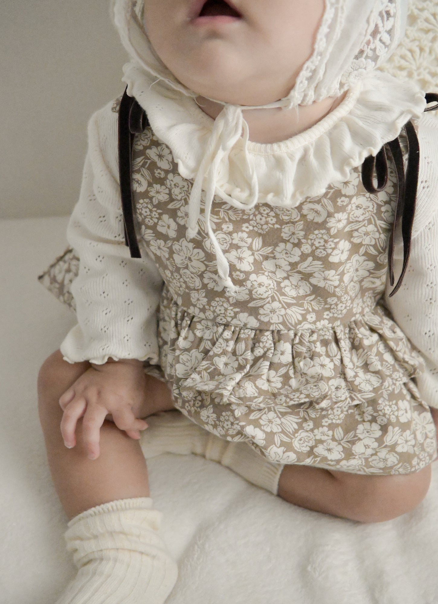 Sicily ribbon rompers