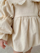 Romantic ribbon rompers