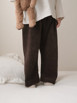 Knit cable pants