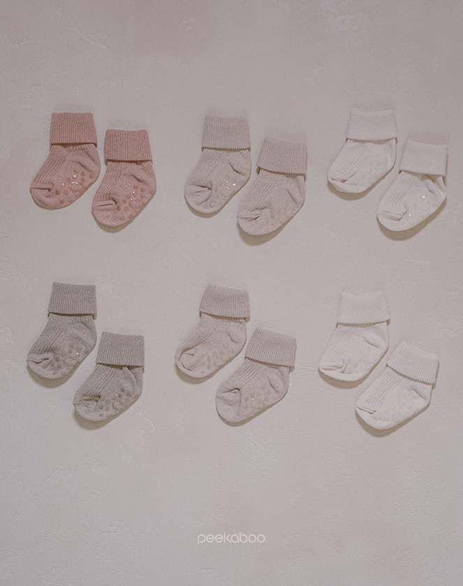 ［peekaboo］Nernar newborn socks set