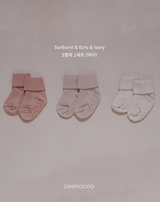 ［peekaboo］Nernar newborn socks set