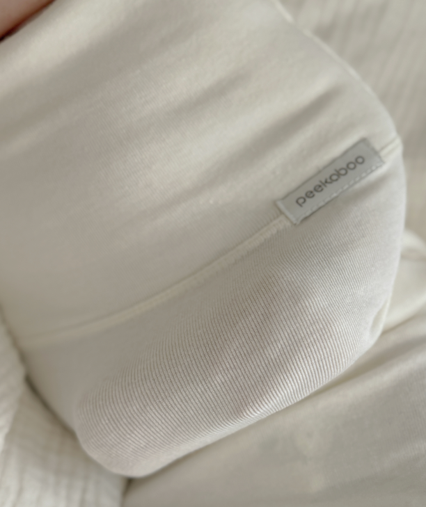 ［peekaboo］Ribbon newborn swaddle