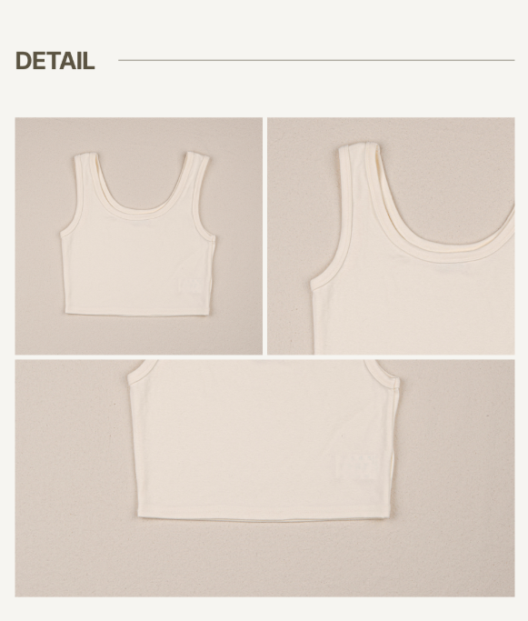 ［peekaboo］Ribbon crop sleeveless (mom)