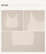 ［peekaboo］Ribbon crop sleeveless (mom)