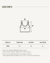 ［peekaboo］Ribbon crop sleeveless (mom)