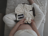 ［peekaboo］Maternity stretch pants (long)