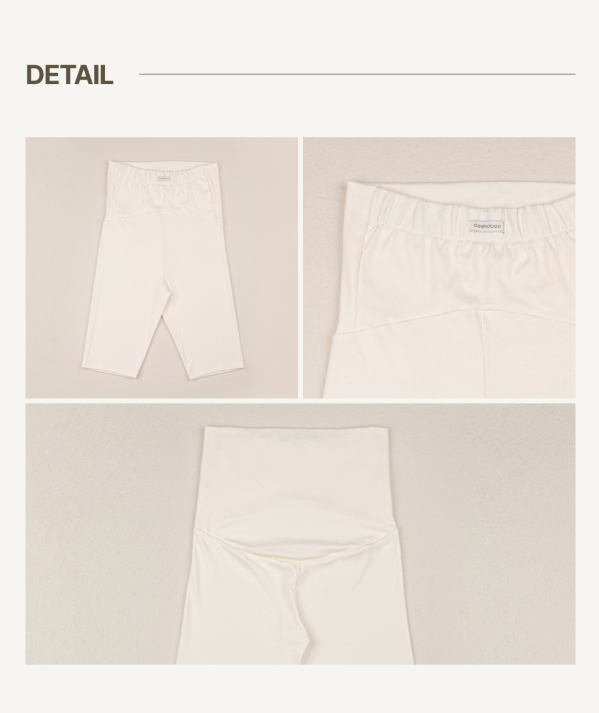 ［peekaboo］Maternity stretch pants (short)