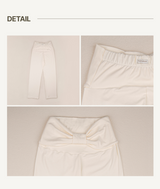 ［peekaboo］Ribbon maternity stretch pants (long)