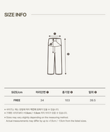 ［peekaboo］Ribbon maternity stretch pants (long)