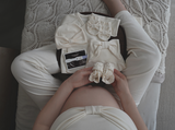 ［peekaboo］Ribbon newborn set (short sleeve)