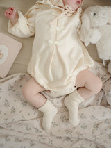 Ribbon frill rompers