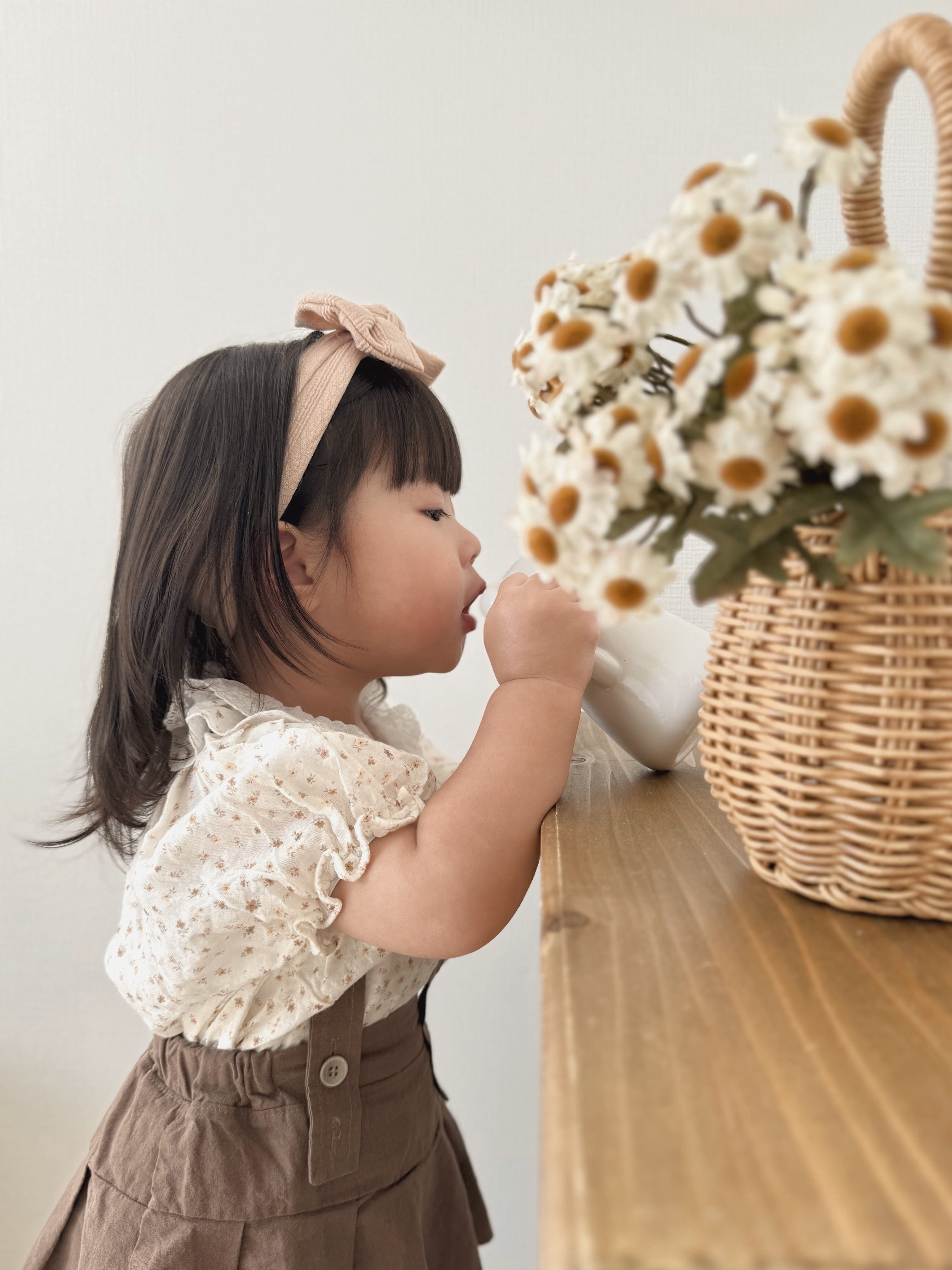 Flower frill blouse (baby & kids)