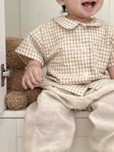 Haru check shirt (baby & kids)
