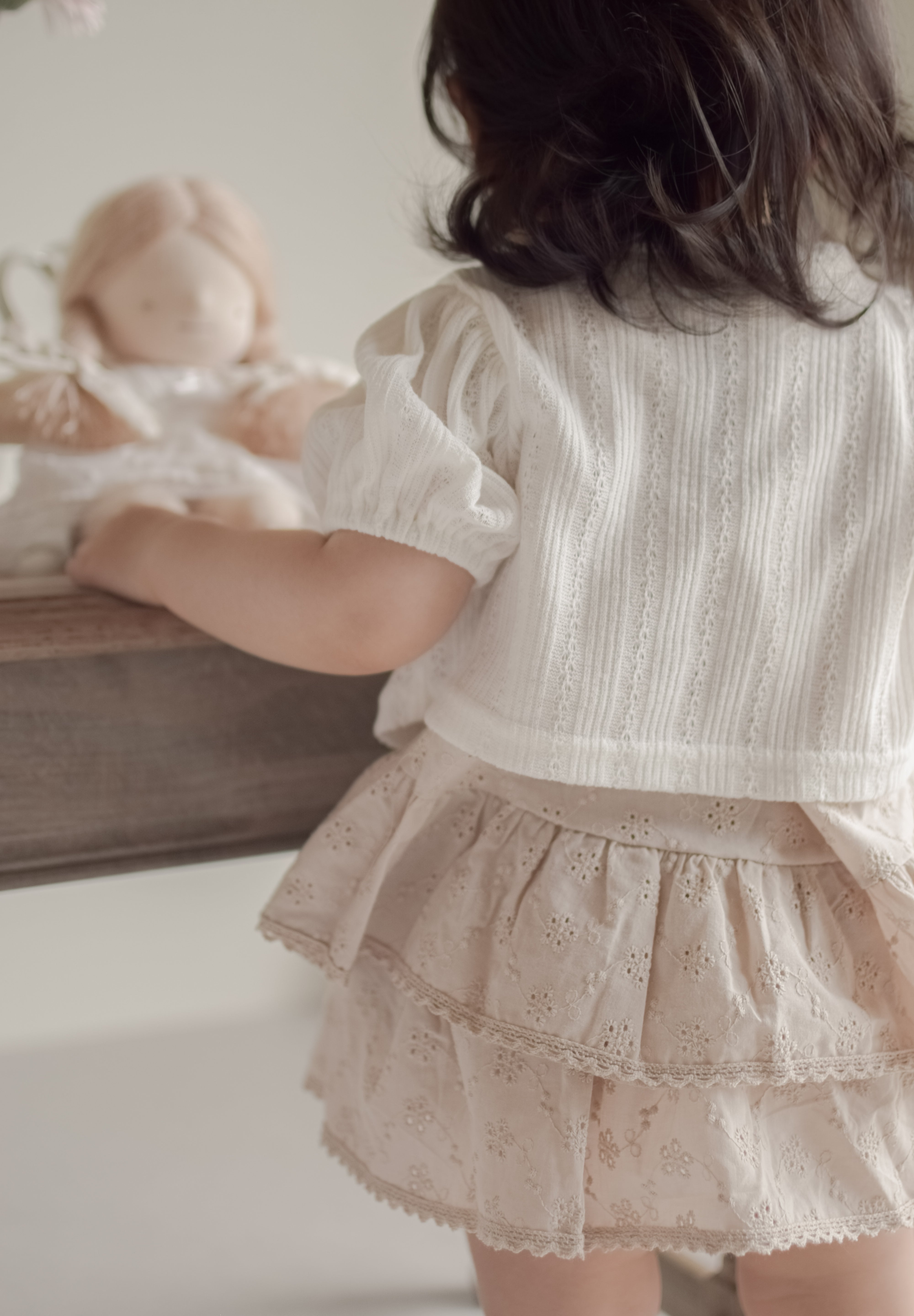 Milk bolero cardigan