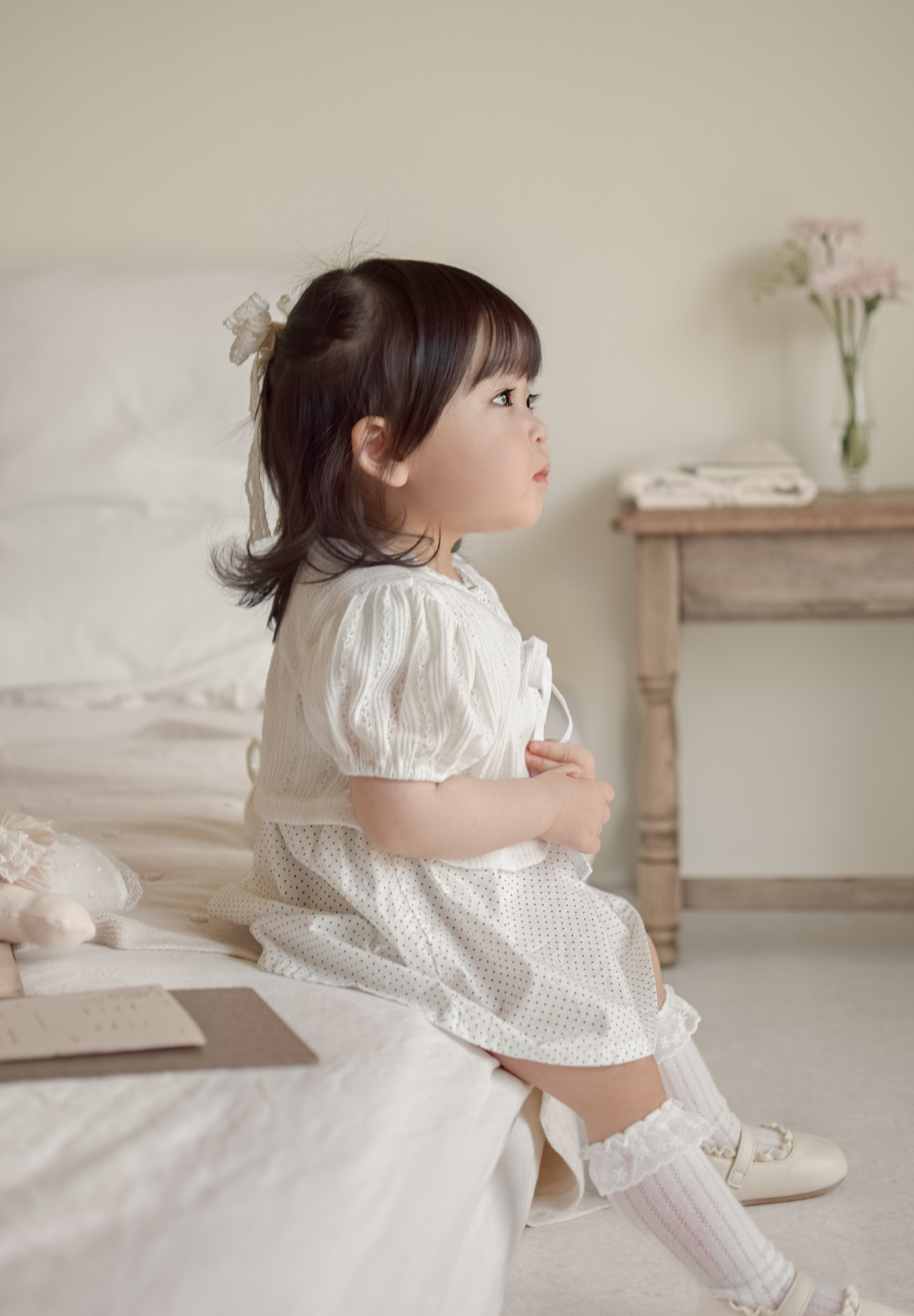 Milk bolero cardigan