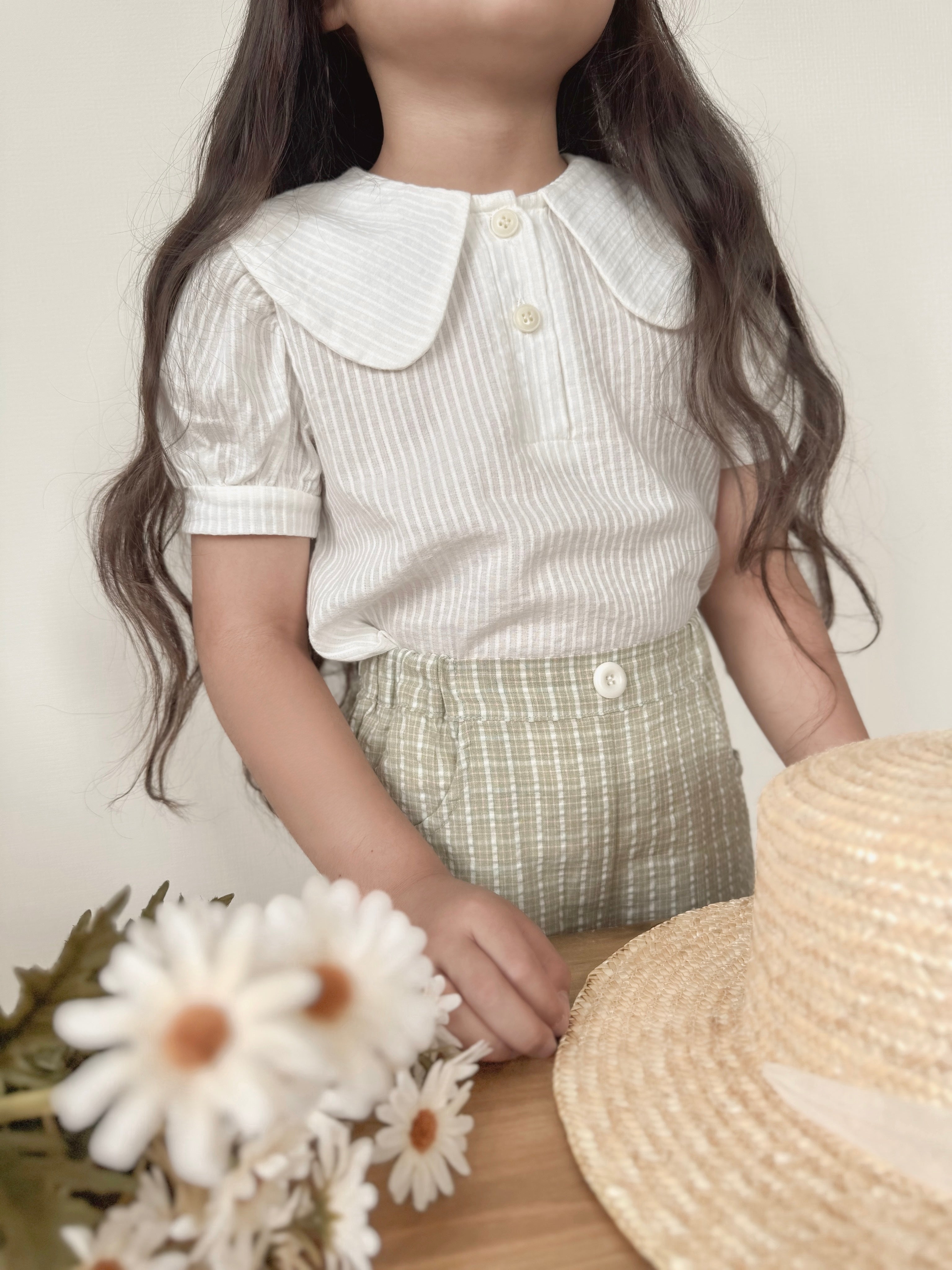 Poirette collar blouse