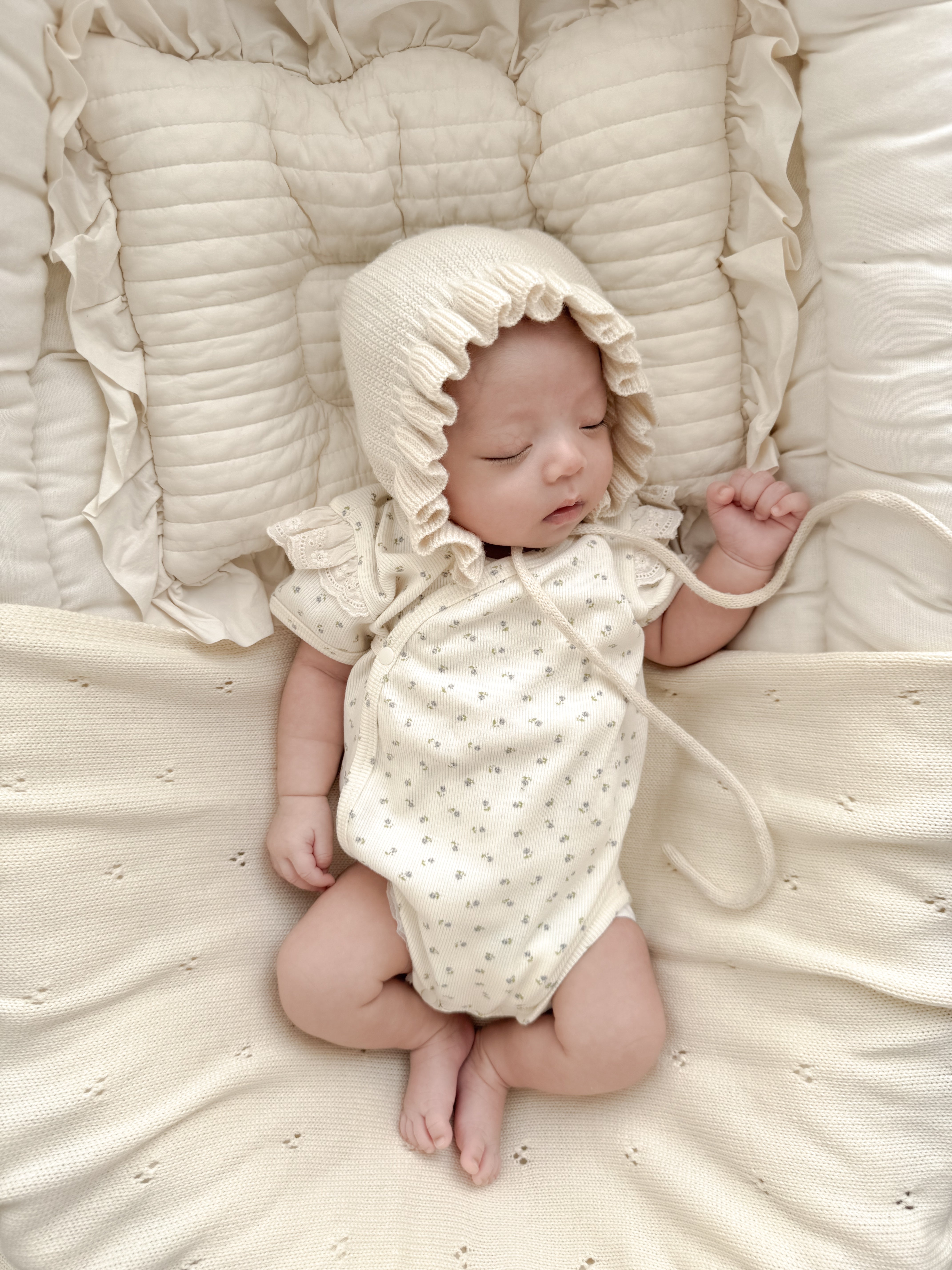 Saint frill newborn rompers