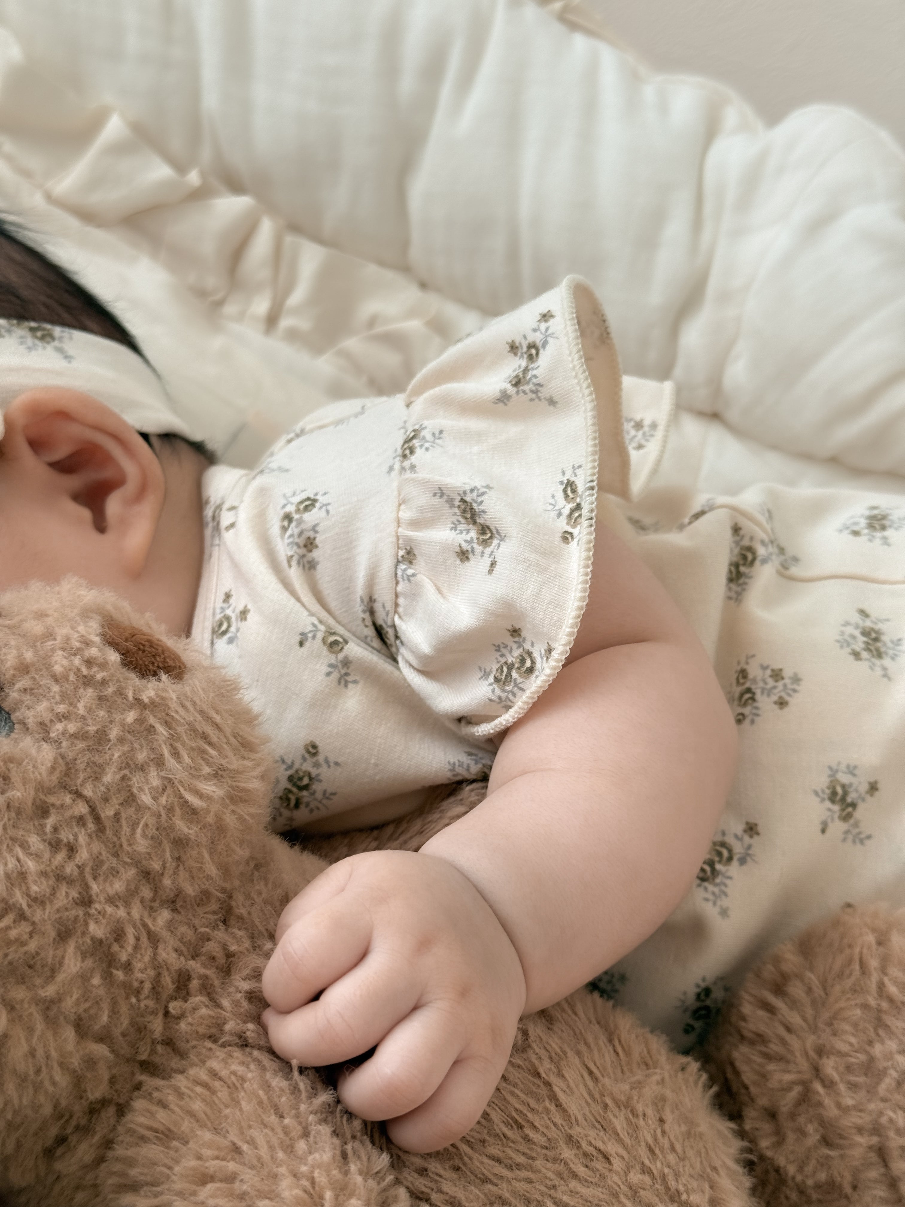Selena newborn rompers