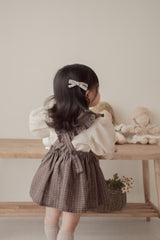 Check apron one-piece