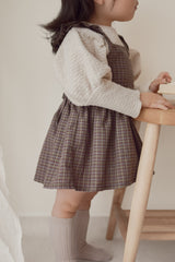 Check apron one-piece