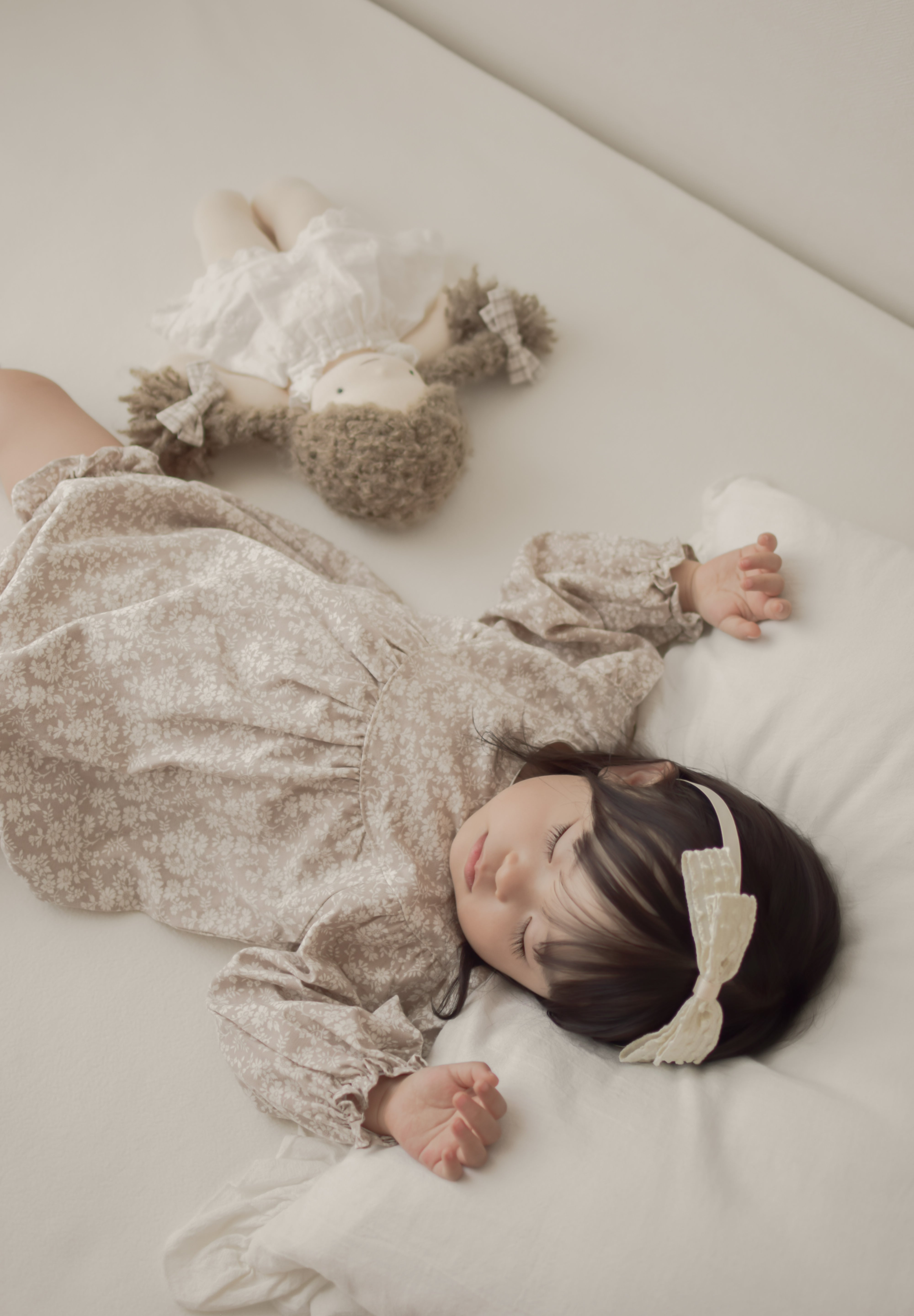 Flower shirring rompers