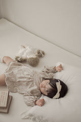 Flower shirring rompers