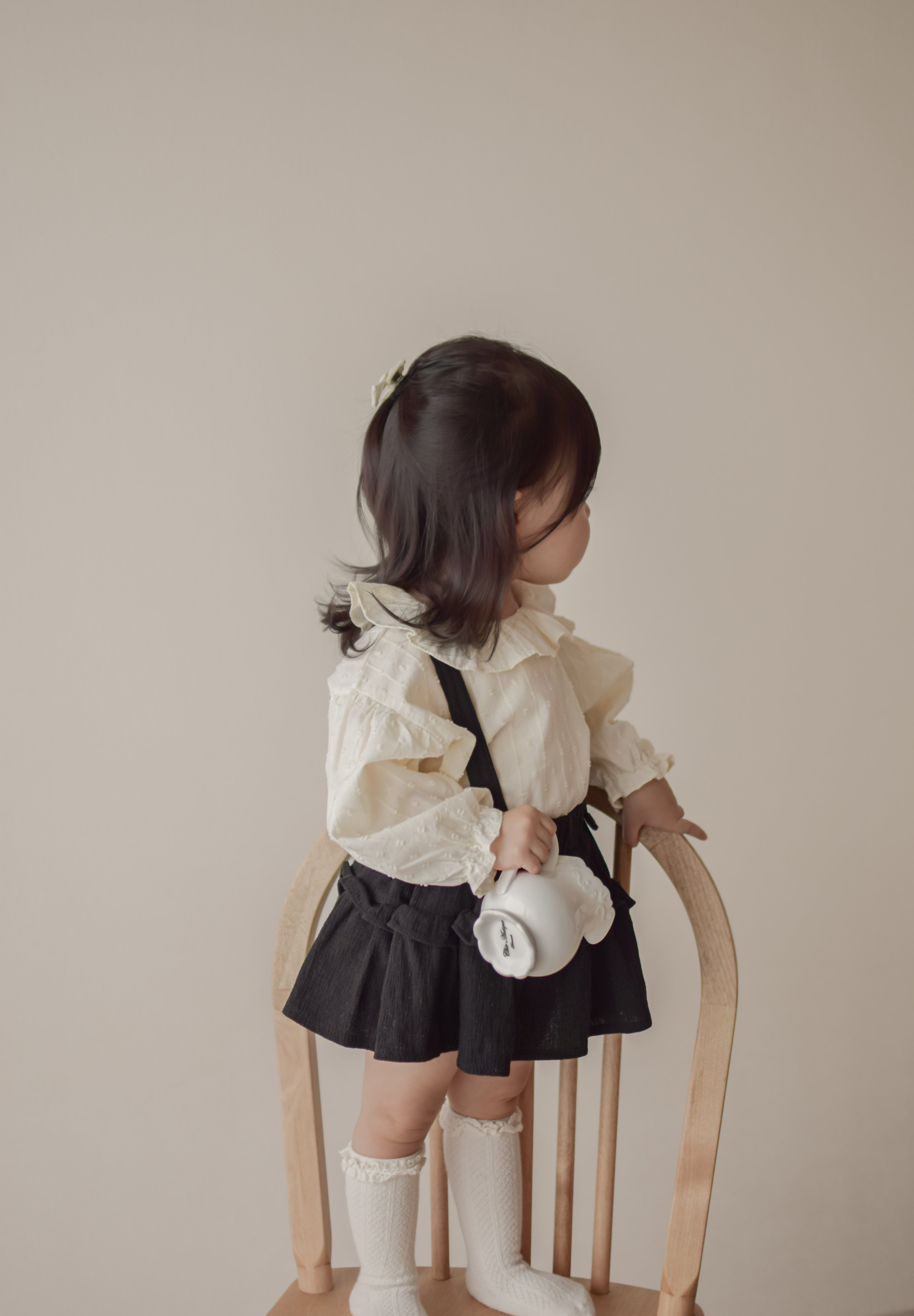 Elly frill suspender skirt