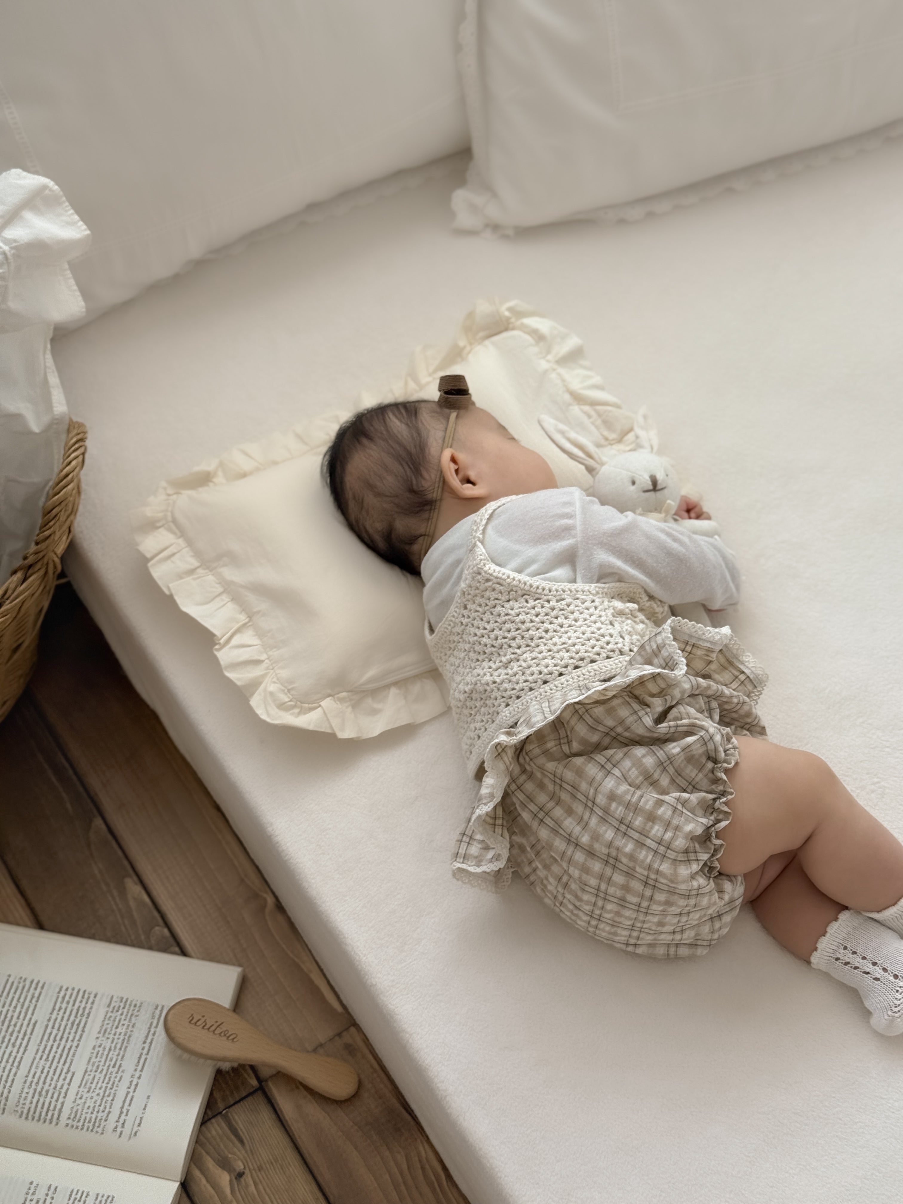 Petit check frill bloomer