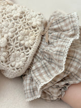 Petit check frill bloomer