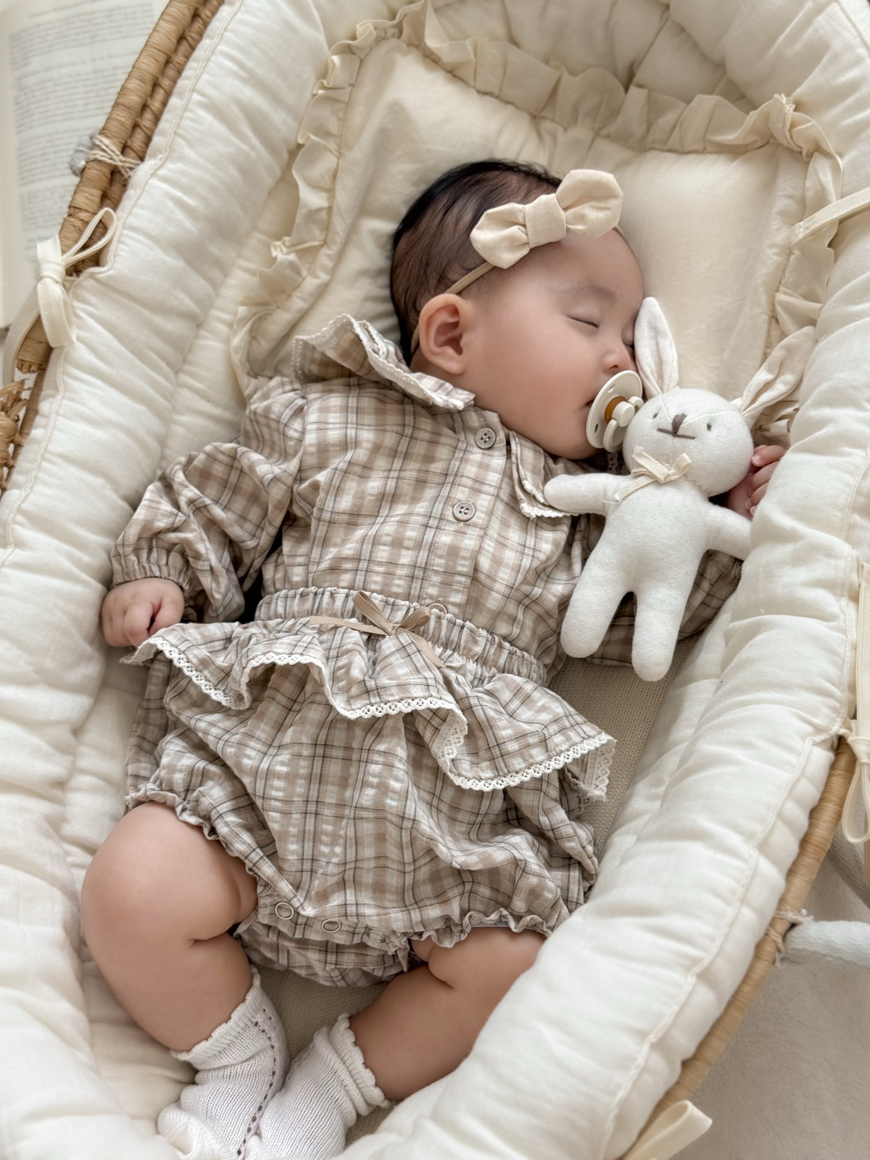 Petit check frill bloomer