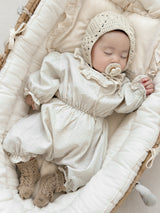 Dot frill bebe suit