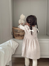 Soft puff knit one-piece
