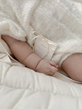 Soft puff knit rompers