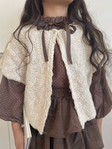 Popcorn knit vest