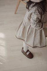 Brunette check one-piece (kids)