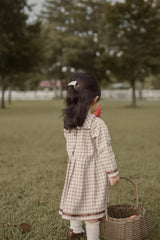 Brunette check one-piece (kids)