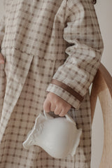 Brunette check one-piece (kids)