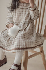 Brunette check one-piece (kids)