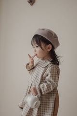 Brunette check one-piece (kids)